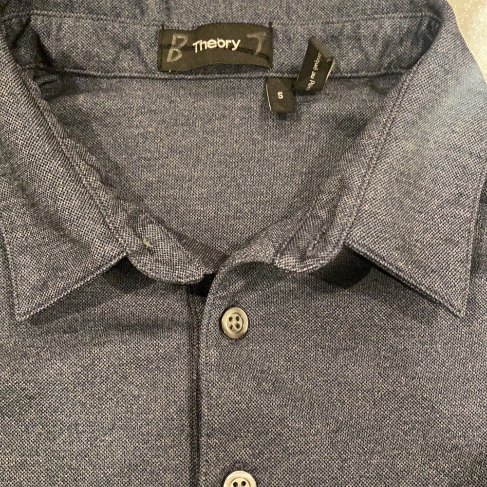 Small Theory Two Button Polo With Sheen - image 1